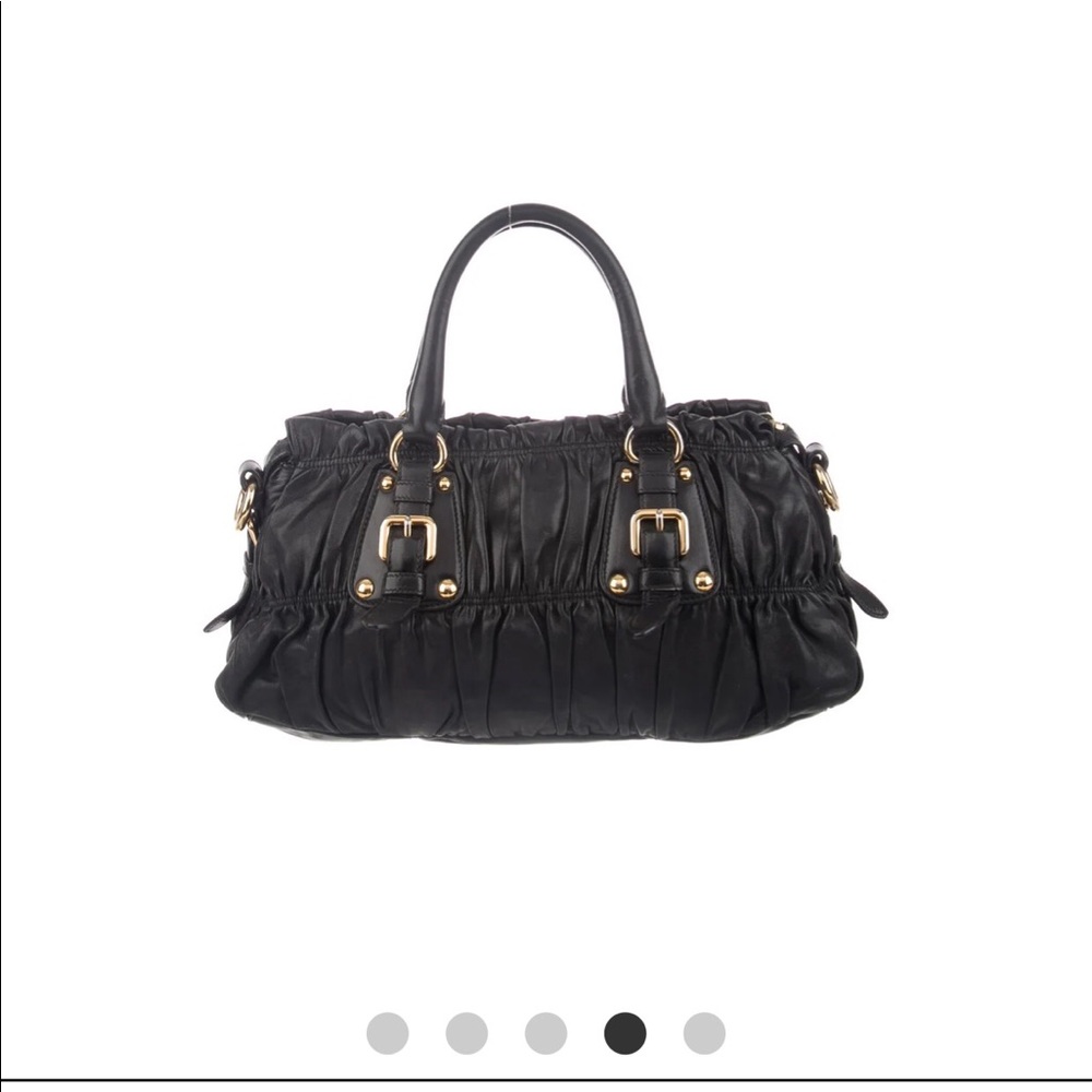 Authentic💖Prada Nappa Gaufre Handle Bag - Picture 7 of 10